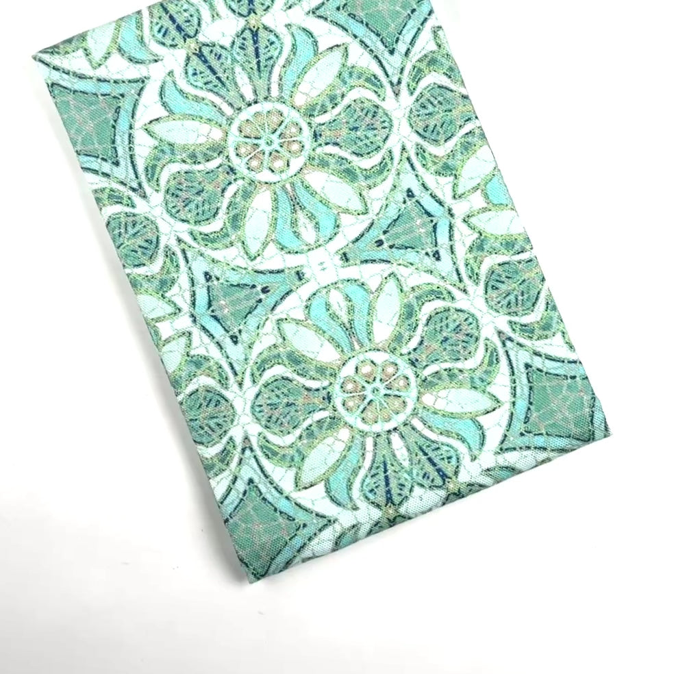 Pomegranate Tea Towel - Aqua