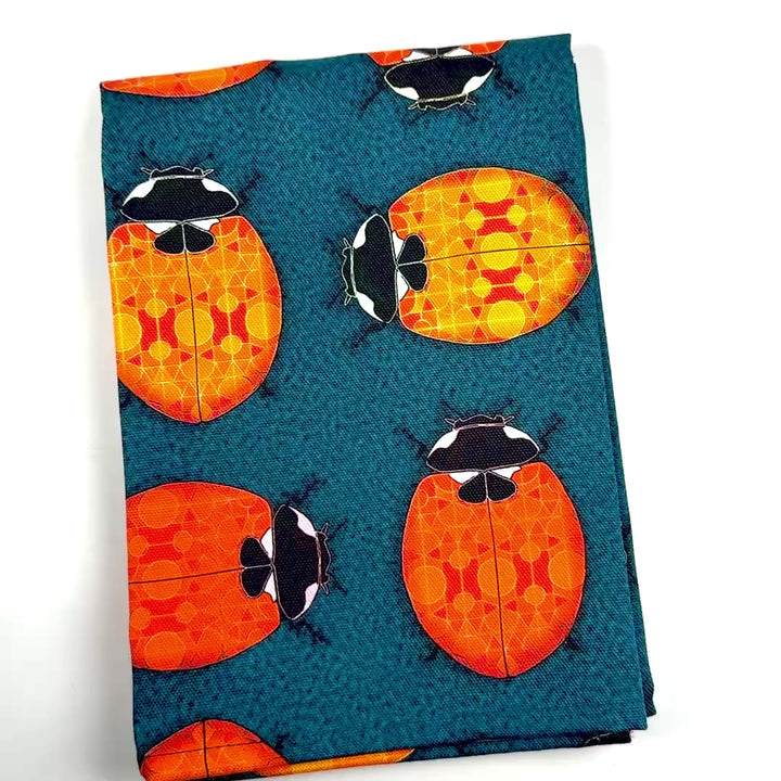 Lanternbugs Tea Towel