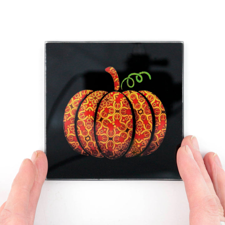 Red Gold Autumn Pumpkin Chopping Board