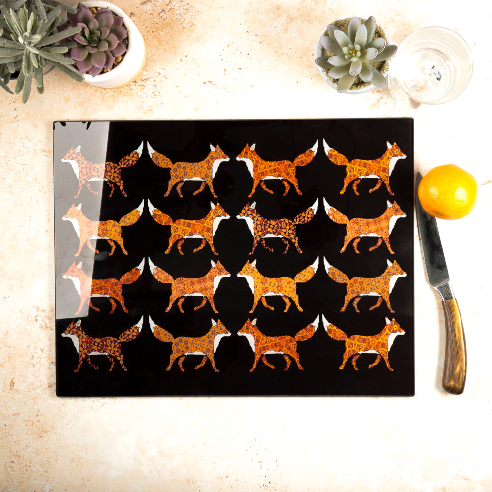 Red Foxes Worktop Protector