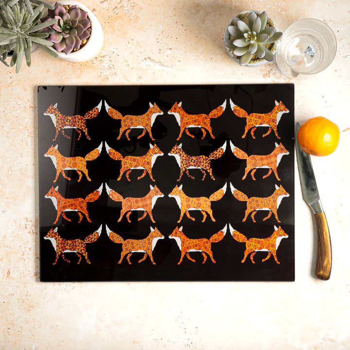 Red Foxes Worktop Protector