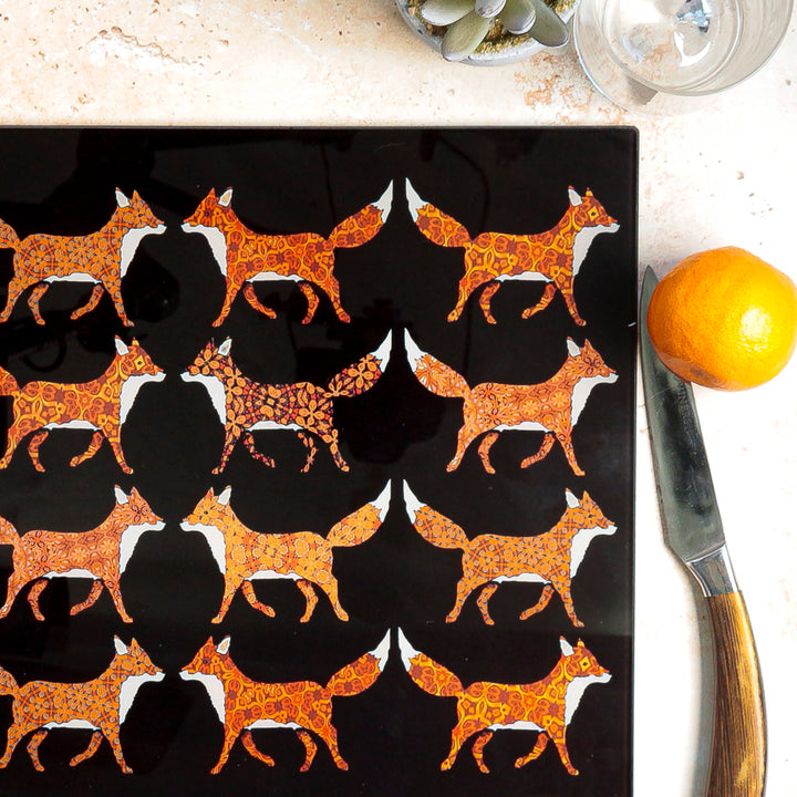 Red Foxes Worktop Protector