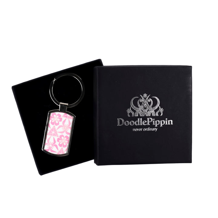 SALE - Pink Nettles Millefiori Keyring
