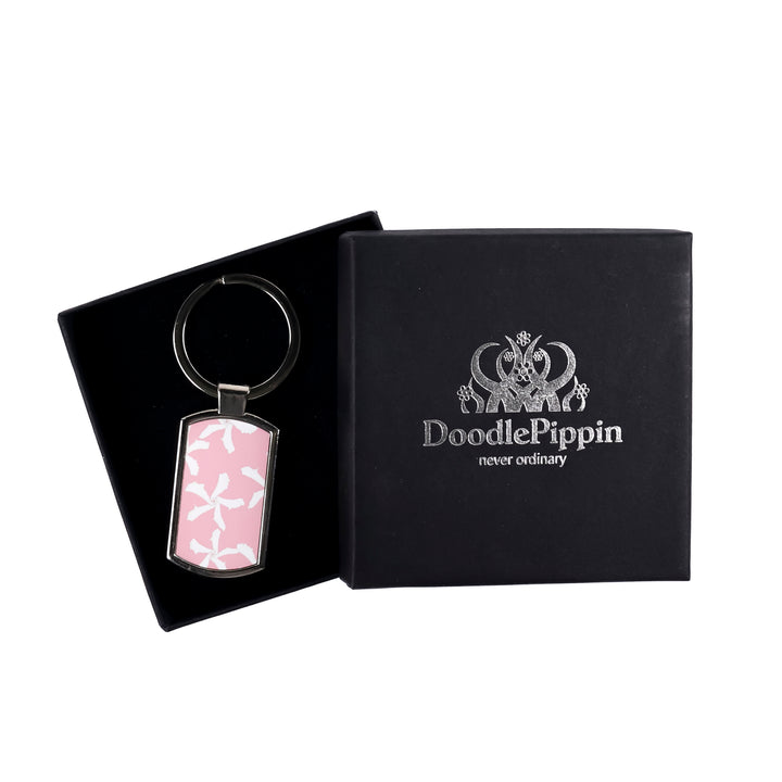 SALE - Pink Jasmine (Lg) design Keyring