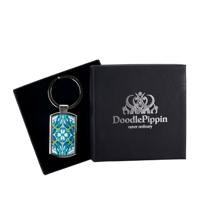 SALE - Flourishing Garden Millefiori Keyring (large scale)