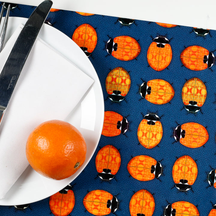 SALE - Pair of Melamine Placemats - Ladybird Design
