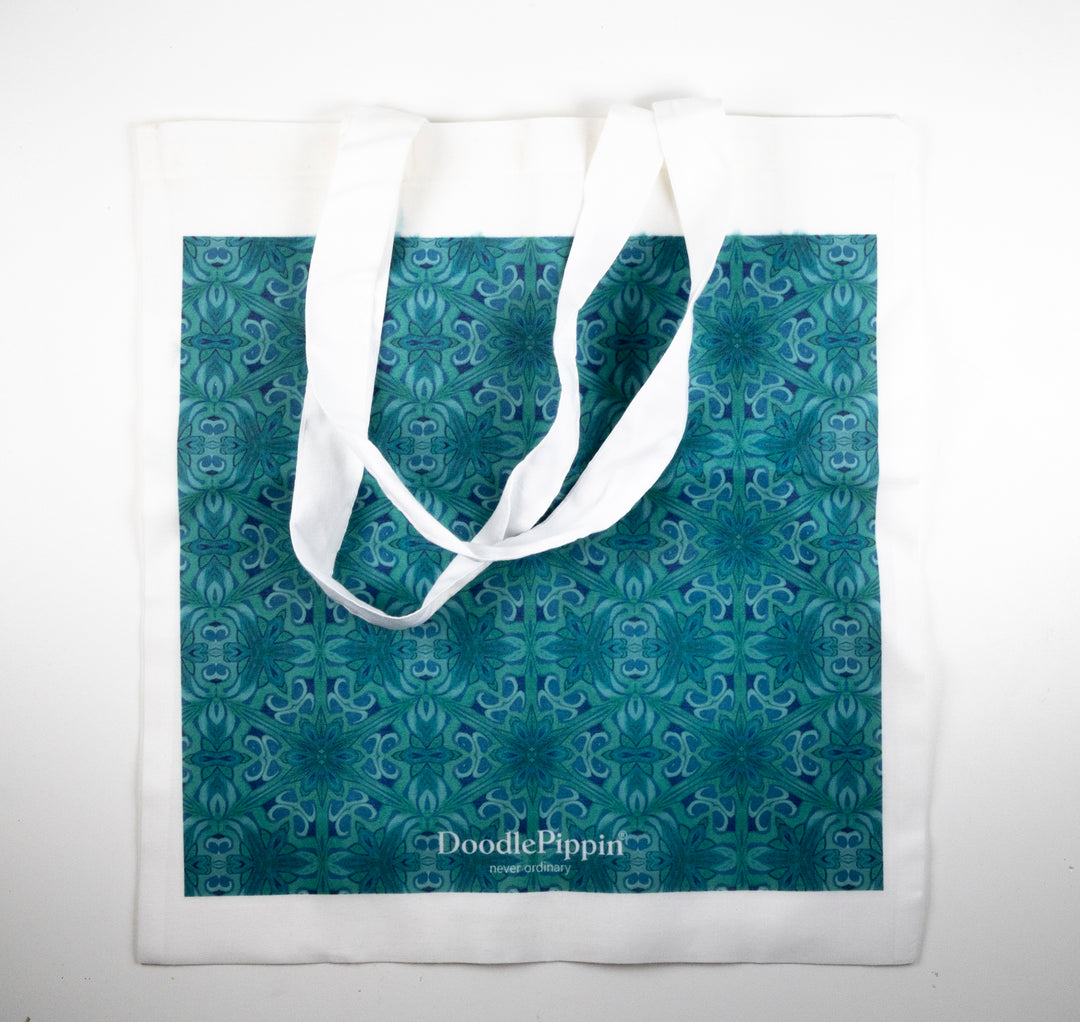 SALE SECOND Agapanthus Shopping Bag - Lightweight foldaway tote