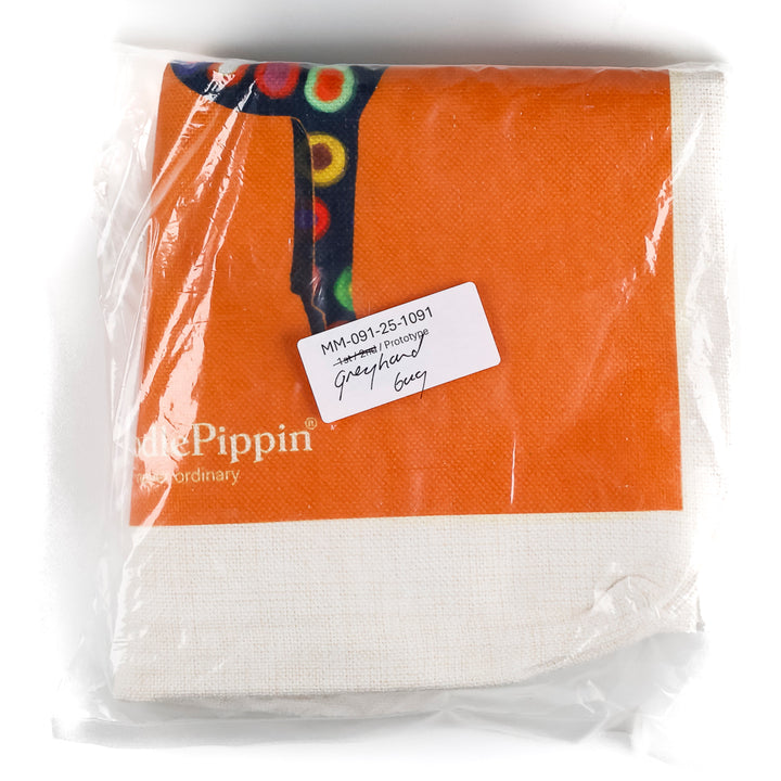 SALE Slight Second - Spotty Greyhound Canvas Tote Bag