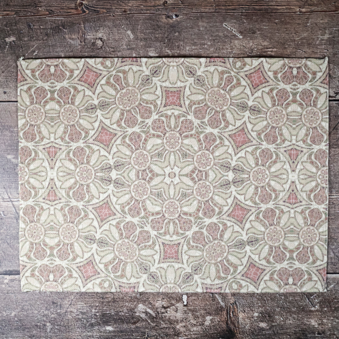 SALE SET OF FOUR - Pomegranate Design Fabric Placemats