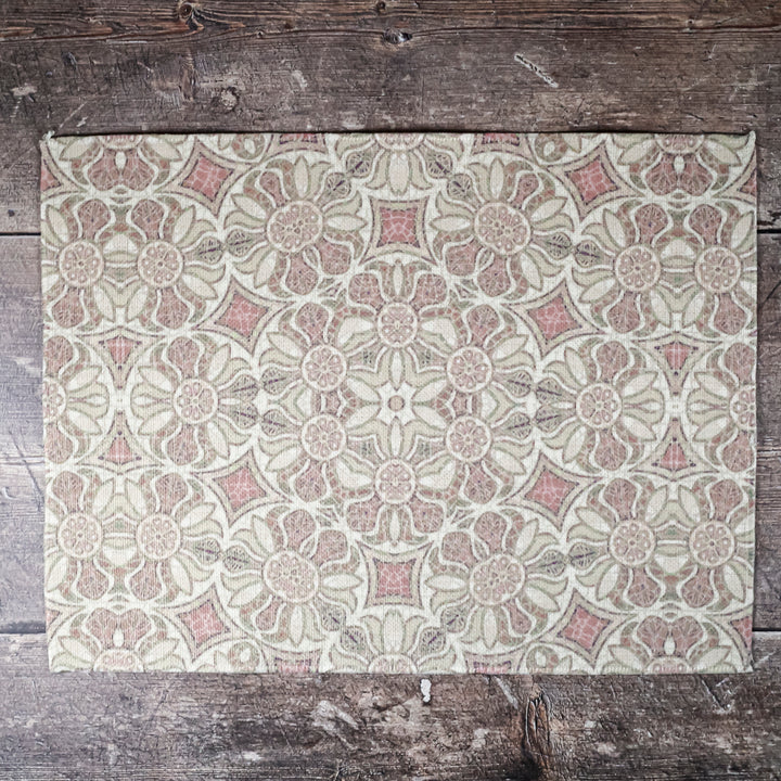 SALE SET OF FOUR - Pomegranate Design Fabric Placemats