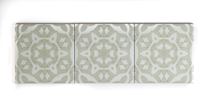 SALE: Set of 3x 10cm Cream Stonework Tiles