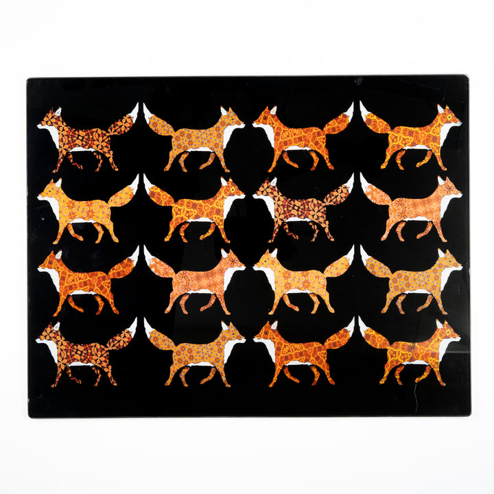 SALE - Red Foxes Large Rectangular Smooth Worktop Protector (slight second)