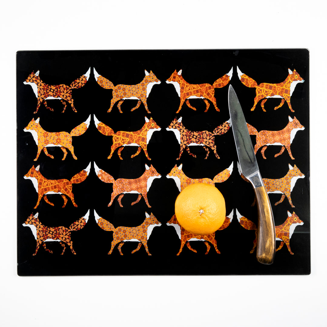 SALE - Red Foxes Large Rectangular Smooth Worktop Protector (slight second)