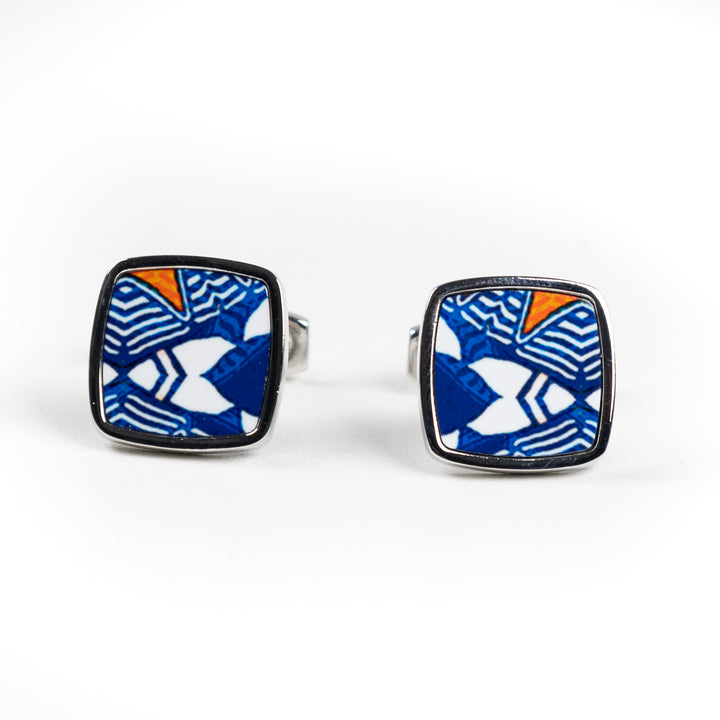Acoma Millefiori Inlay Cufflink Pair