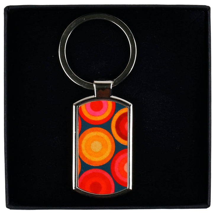 Volcanic Circles Millefiori Keyring