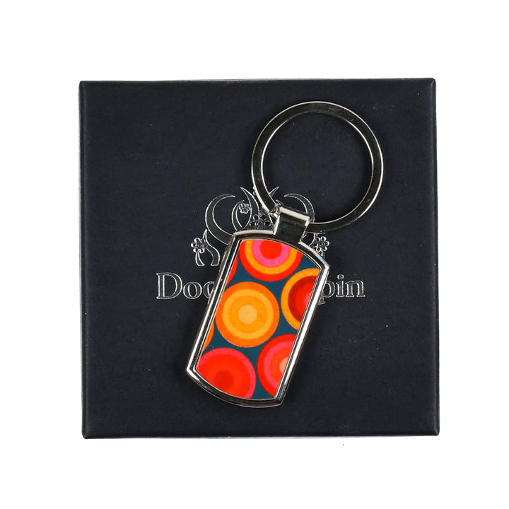 Volcanic Circles Millefiori Keyring