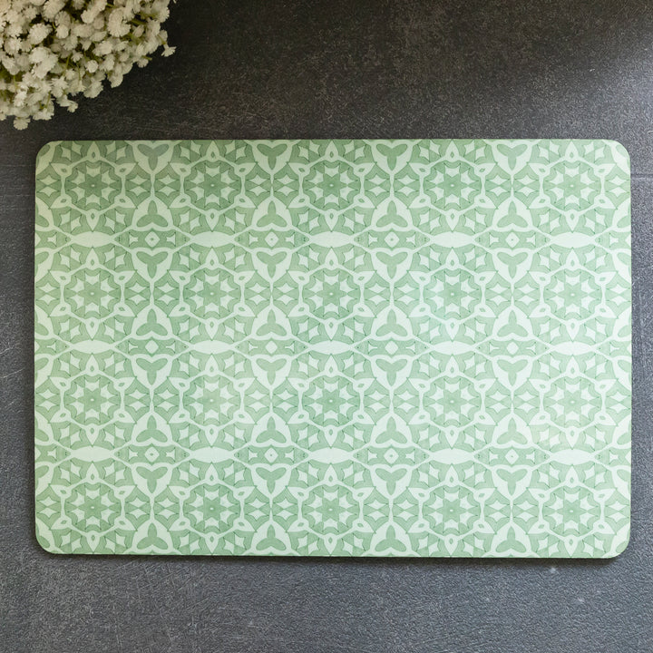 SALE Seconds | Extra Large Green Stonework Placemats - SET OF FOUR