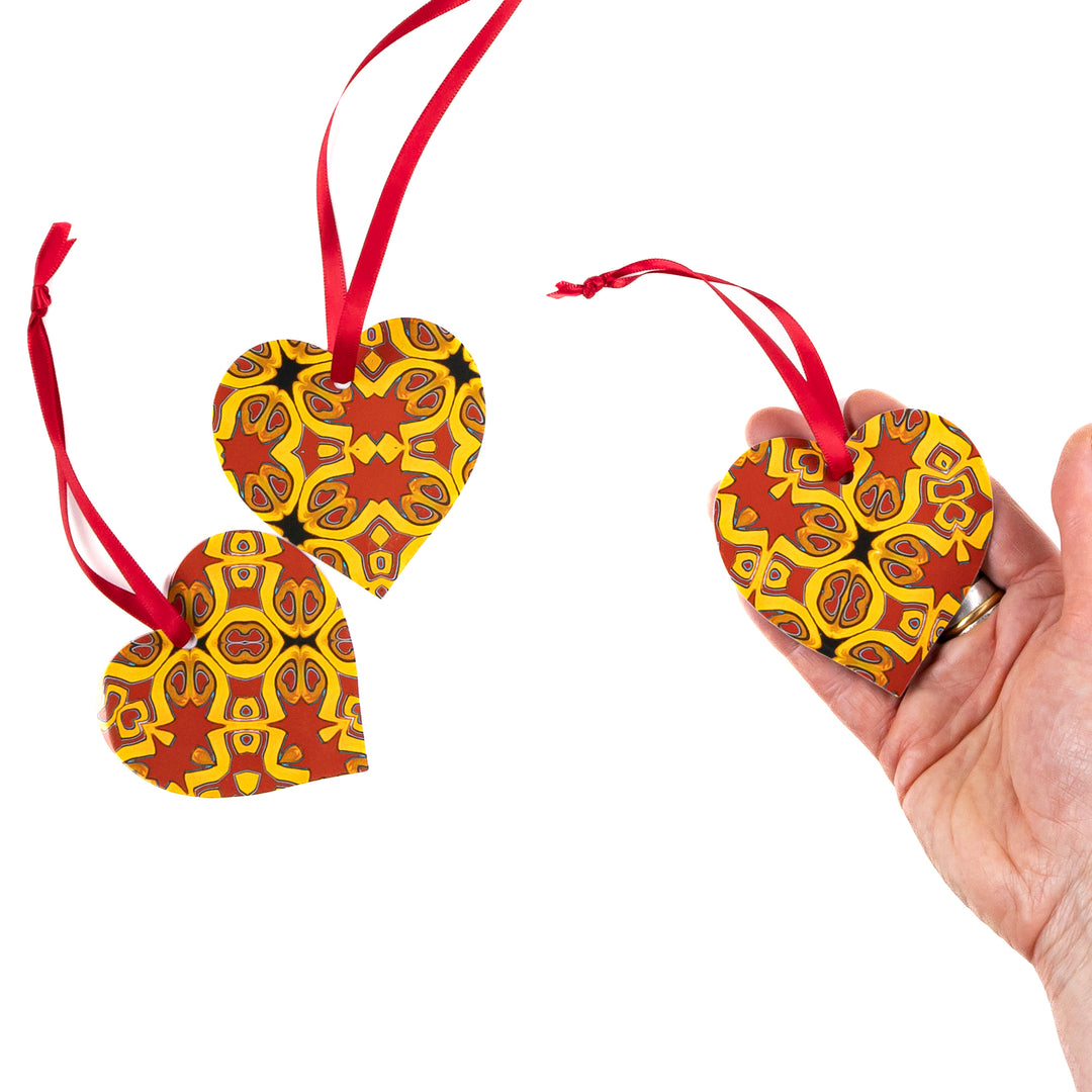 SALE Set of Aluminium Hanging Decorations