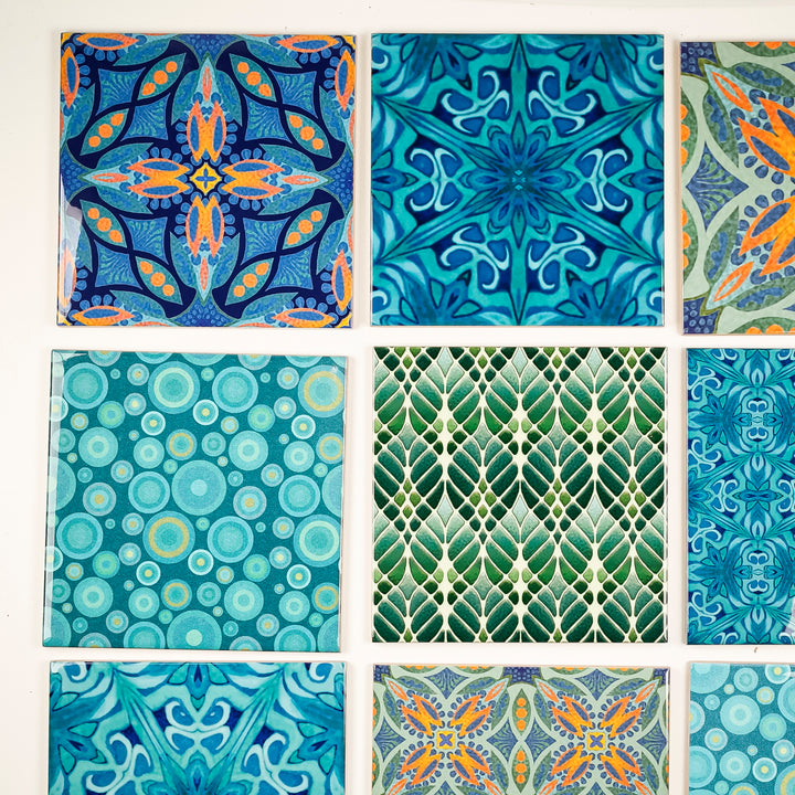SALE SET - 9 x 15.2cm Mix and Match Ceramic tiles