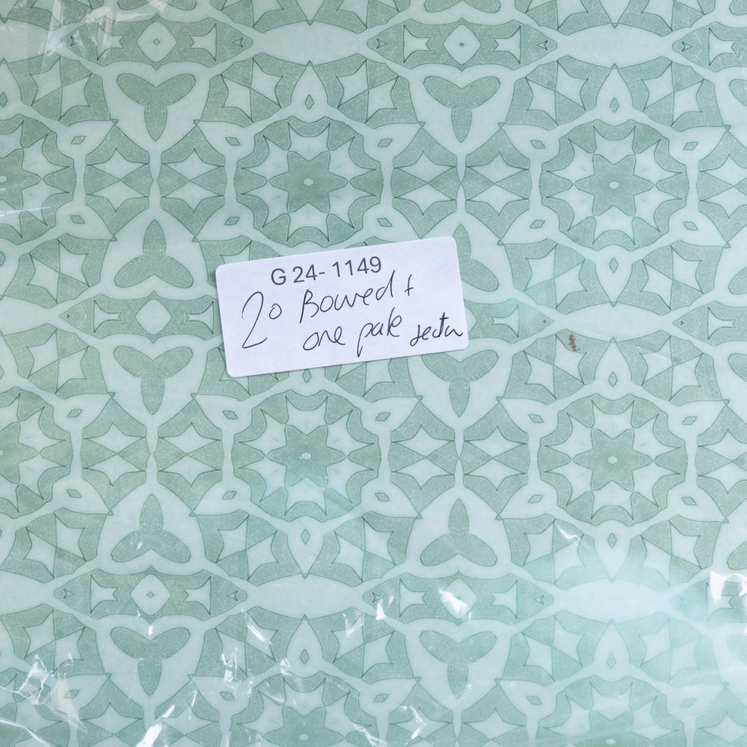 SALE Seconds | Extra Large Green Stonework Placemats - SET OF FOUR