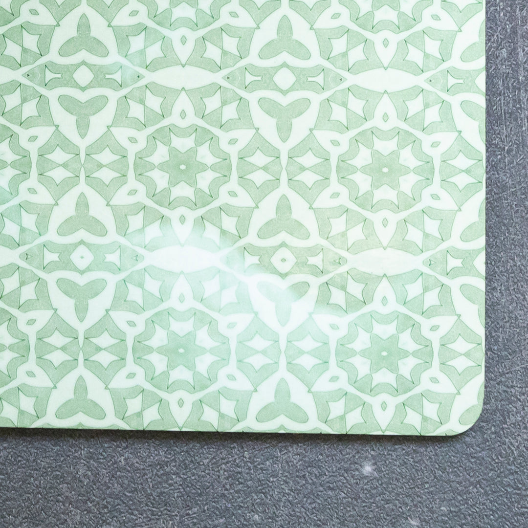 SALE Seconds | Extra Large Green Stonework Placemats - SET OF FOUR