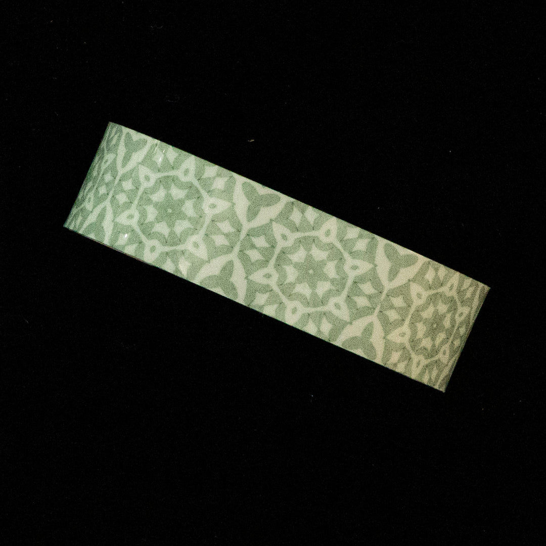 SALE - Green Stonework Narrow Cuff Bangle