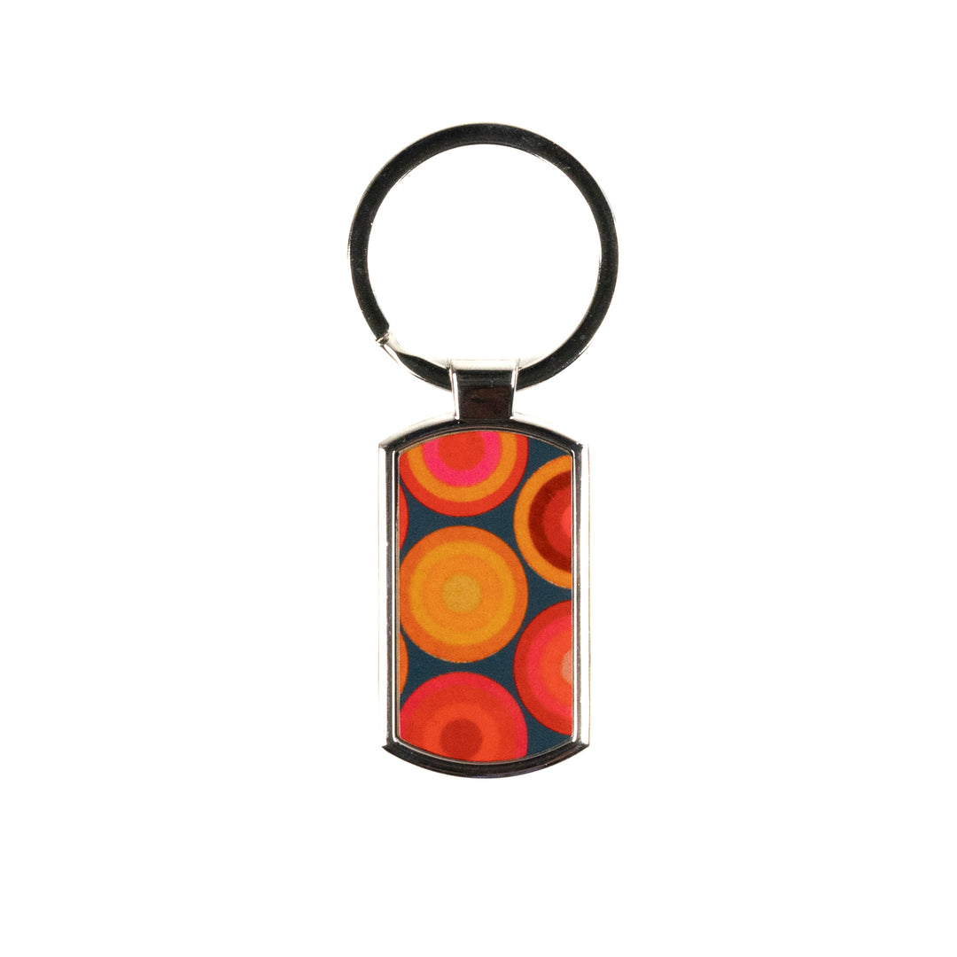 Volcanic Circles Millefiori Keyring