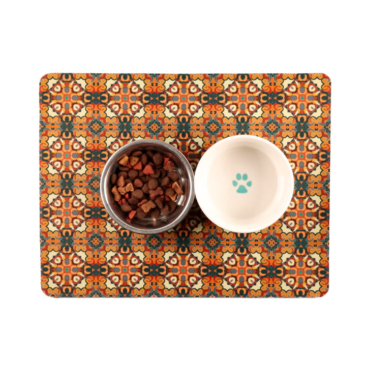 SALE | Cantonese Pet Mat / Mouse mat - gold and steel