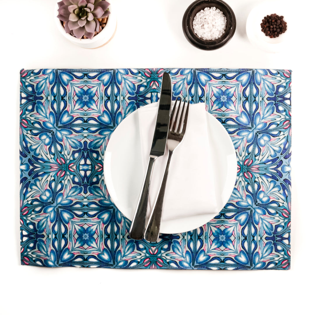 SALE : Flourishing Garden Navy Pink version -  Sale set of 2