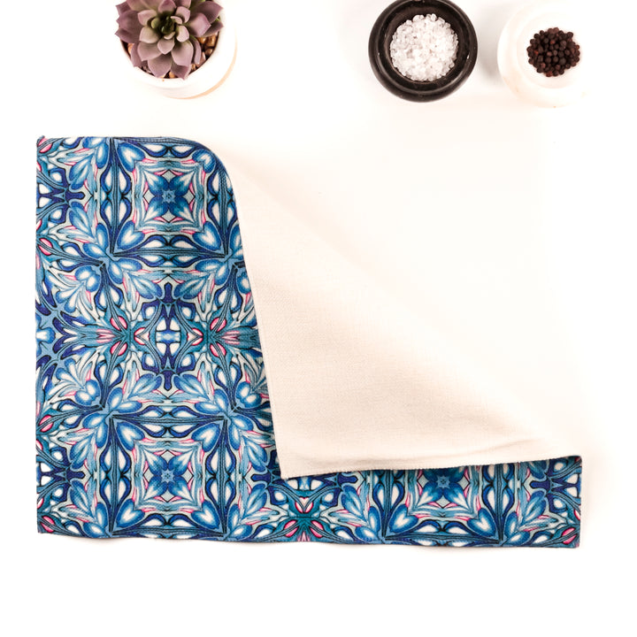 SALE : Flourishing Garden Navy Pink version -  Sale set of 2