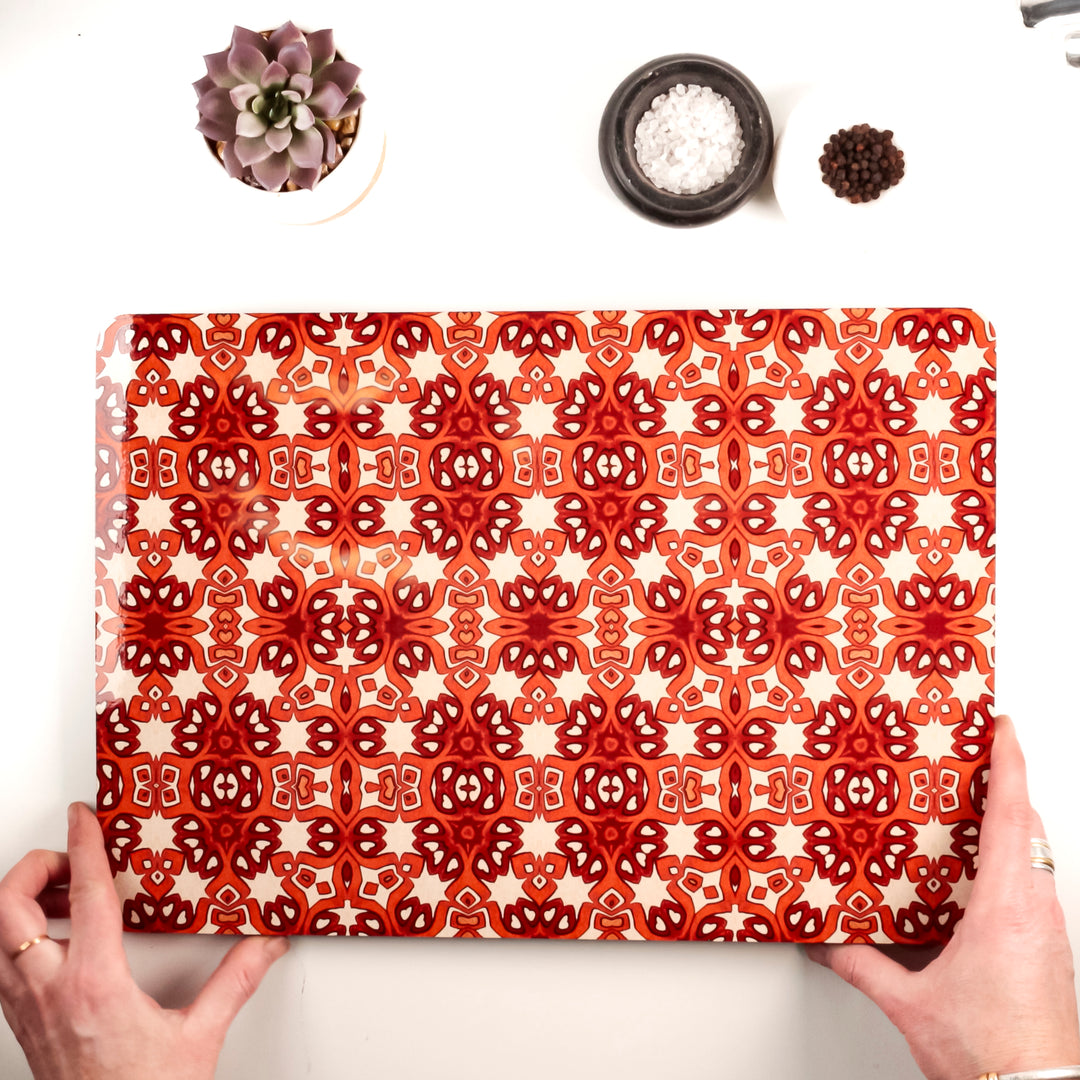 SALE Seconds | Extra Large Red Ochre Placemat - Pair