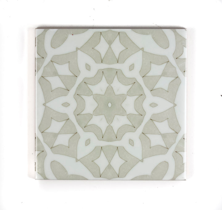 SALE: Set of 3x 10cm Cream Stonework Tiles