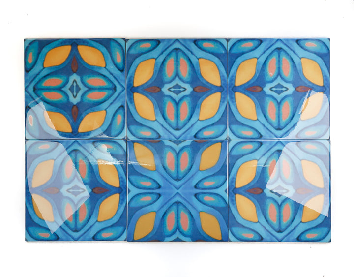 SALE SECOND SET - 6 x 20cm - Greek Muted Tiles