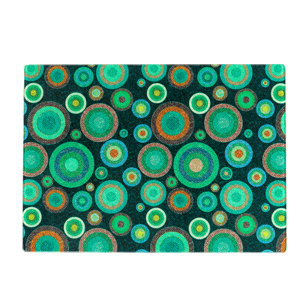 Starry Night Chopping Board - Worktop Protector - Malachite