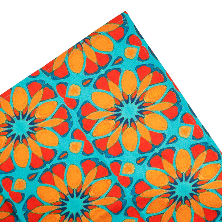 Moroccan Flower tea towel