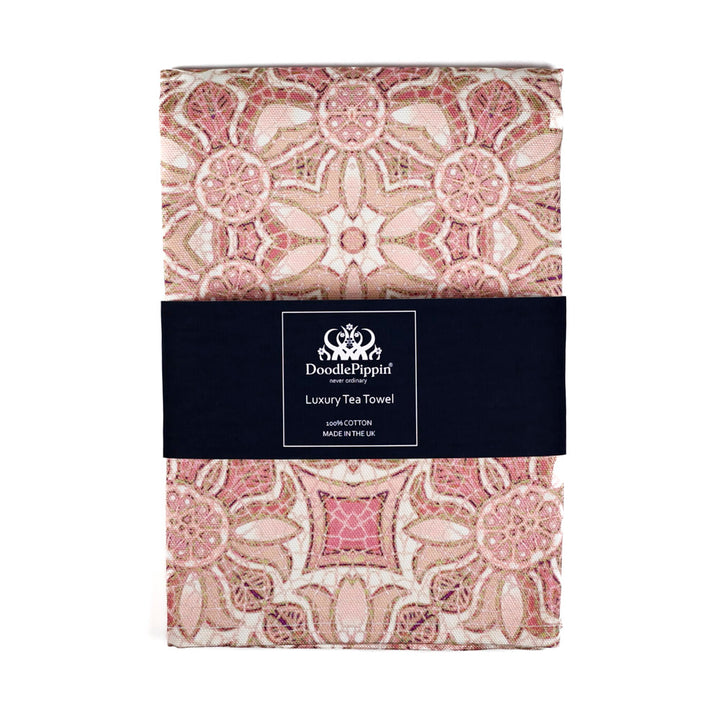 Pomegranate Tea Towel - Pinks