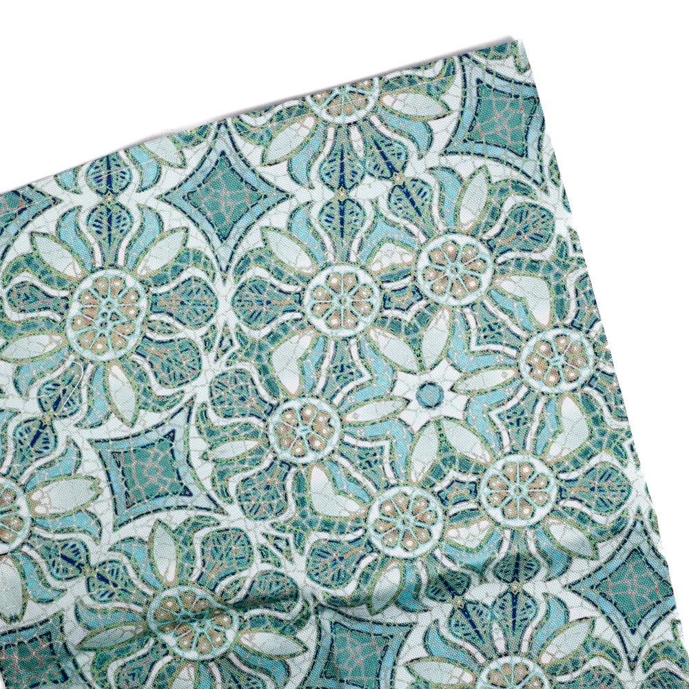 Pomegranate Tea Towel - Aqua
