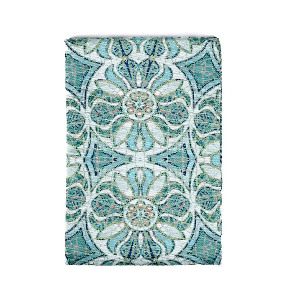 Pomegranate Tea Towel - Aqua