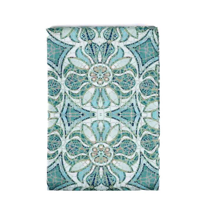 Pomegranate Tea Towel - Aqua