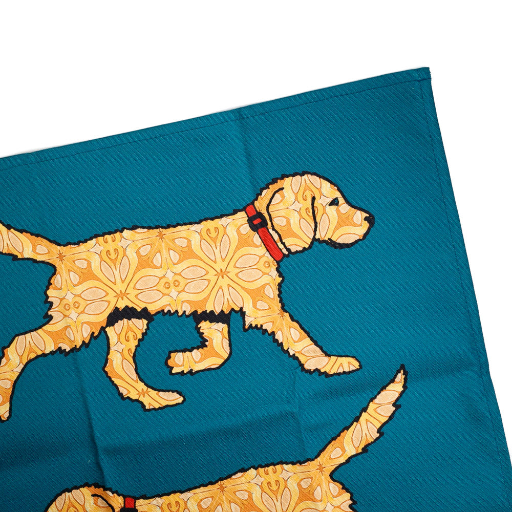 Three Labradors Tea Towel