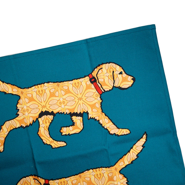 Three Labradors Tea Towel