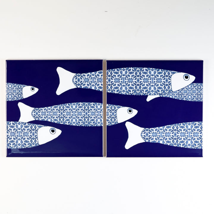 SALE - Set of 2 x 15.2cm Ocean Shoal &