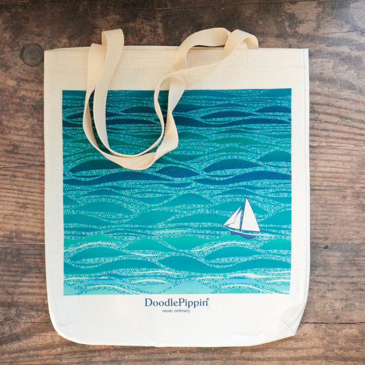 Caribbean Sailing Tote Bag