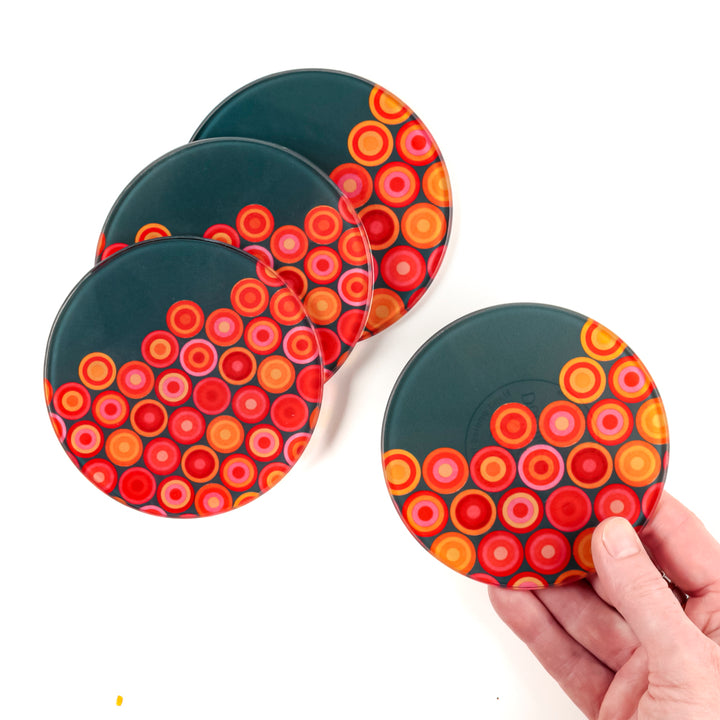 SALE: Hot Circles Coaster Set