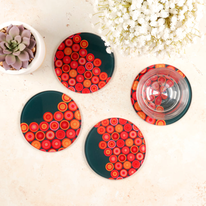 SALE: Hot Circles Coaster Set