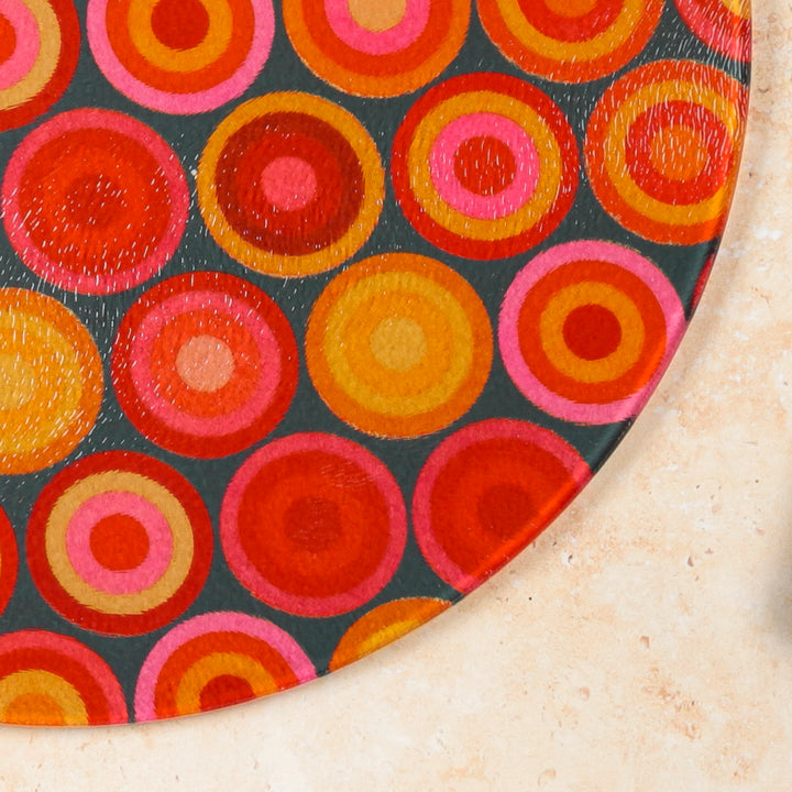 Volcanic Circles Chopping Board (circular)