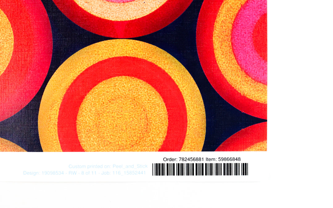 Sale - Volcanic Circles - Peel &amp; Stick Wallpaper Sample