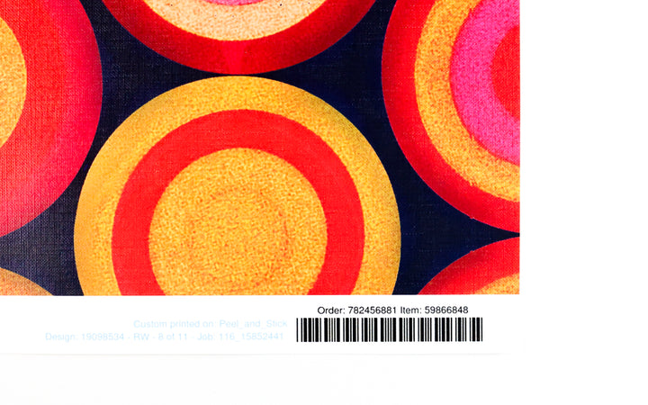 Sale - Volcanic Circles - Peel &amp; Stick Wallpaper Sample