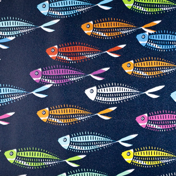 Sale - Dots &amp; Dashes Fish - Peel &amp; Stick Wallpaper Sample