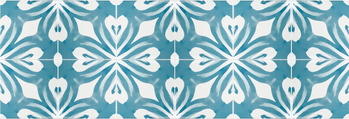 Aqua Watercolour Tiles -  FIRED INK Version